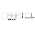 ISOLED Sys-Pro SingleColor remote, 4 zones, black