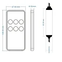 ISOLED dimmer, white matt