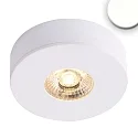 LED under cabinet or recessed light MiniAMP, 3W, 24V DC, rotatable, dimmable, 3W 4000K 240lm 60°, white