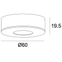 ISOLED Lumière encastrée MiniAMP dimmable IP20, blanche gradable 3,6W 250lm 4000K 60° 60° CRI >91
