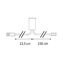 ISOLED MiniAMP swipe sensor, surface mount, IP20, angular, 12-24V DC, 5A, max. 60W