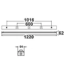 ISOLED Barre lumineuse IP20, blanche 