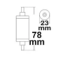 ISOLED R7s 6W 500lm 4000K 360° CRI >80 gradable