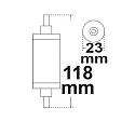 ISOLED R7s 10W 800lm 4000K 360° CRI >80 gradable