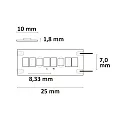 ISOLED Bande LED CRI919/940 MiniAMP Flexband