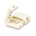 Clip-connector (max. 5A) for 5-pole IP20 LED strips (with width 12mm and pitch >12mm)