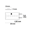 ISOLED LED CRI940 Linear ST8-Flex strip, 24V, 22W, IP20, neutral white