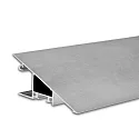 LED surface mount profile HIDE TRIANGLE, wedge shape, indirect lightbeam, aluminium, 200cm, anodized aluminium