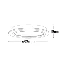 ISOLED furniture luminaire MiniAMP dimmable IP20, silver dimmable