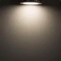 ISOLED downlight flat, dimmable IP42, silver dimmable