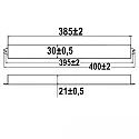 ISOLED Transformateur PWM SLIM PUSH/DALI-2 contrôlable par DALI, blanche
