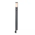 Borne d'éclairage 1100 cylindrique, avec capteur, commutable E27 IP44, anthrazit 