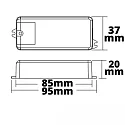 ISOLED Convertisseur DALI ZIGBEE -DALI DT6/DT8 / 0/1-10V réglable, contrôlable par ZigBee, blanche