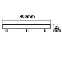 ISOLED Canopée INFINITY ROUND BLACK 5 5 fois, rond, sans douille, noir