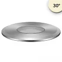 Projecteur encastré ROUND Ø 55MM 30° rigide, passable, bloc d'alimentation exclusif IP67, argent 