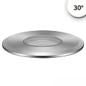 Projecteur encastré ROUND Ø 55MM 30° rigide, passable, bloc d'alimentation exclusif IP67, argent 