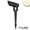 Lampe à piquet de terre IP65, noir  