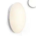 Applique et plafonnier IP54, blanche 