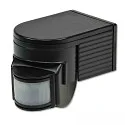 motion detector PIR surface-mounted version, black