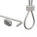 Support de corde, argent