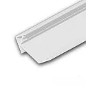 Profil d'angle CORNER18 (45°/60°) version pour montage en surface, blanche