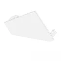 Embout EC110L (CORNER18) gauche, lot de 1, fermé, blanche