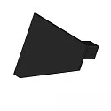 Embout EC110L (CORNER18) gauche, lot de 1, fermé, noir