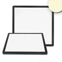Luminaire de plafond SLIM300 haut bas, angulaire IP44, noir 