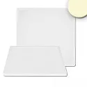 Luminaire de plafond SLIM300 haut bas, angulaire IP44, blanche 