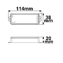 ISOLED Variateur SYS-PRO RGB+CCT - PWM RADIO CCT Switch, RGB, contrôlable par ZigBee, 5 canaux, contrôlable par Sys-Pro