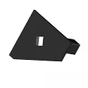 Embout EC111R (CORNER18) droite, lot de 1, avec trou pour câble, noir