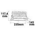 ISOLED Downlight BOX pivotant, blanche