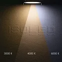 ISOLED downlight REFLEKTOR 18W COLORSWITCH CCT Switch, UGR < 19, set back IP44, white dimmable