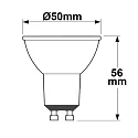 ISOLED LEDspot PAR16 3-STEP DIM 60° prismatique PAR16 clair GU10 5,5W 460lm 3000K 60° CRI 90-100