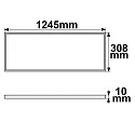 Panneau à LED PROFESSIONAL LINE UGR<19 8H - 124.5 X 30.8CM - PUSH contrôlable par DALI, 2 pôles, UGR < 19