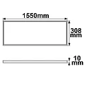 Panneau à LED PROFESSIONAL LINE UGR<19 8H - 155 X 30.8CM - PUSH contrôlable par DALI, 2 pôles, UGR < 19