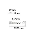 ISOLED Bande LED HEQ940 HIGH BRIGHT 240LED/M 140LM/W 2 pôles blanche
