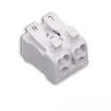Fiche de connexion 2X2-POLE, 0.5-2.5MM² - MAX. 450V/16A 2 voies, 2 pôles