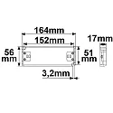 ISOLED Driver de LED TRAFO 48V IP20 - 0-100W SELV plat, constante de tension, commutable
