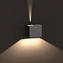 ISOLED Luminaire mural d’extérieur LED UP&DOWN 15-120° réglable, direct / indirect, commutable IP65, noir 