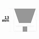 ISOLED Bande LED siliconée NEON RGB B13H13 RGB