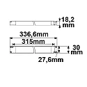 ISOLED Transformateur ULTRASLIM IP20 - CCT PWM 24V/DC - 0-100W - PUSH/DALI-2 DT8 - SELV contrôlable par DALI, 2 canaux