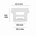 ISOLED Bande LED siliconée NEONPRO 919/950 CCT CUSTOM B13H10 - FOR TILE-PROFILE CCT Switch, 3 pôles blanche