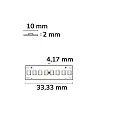 ISOLED Bande LED HEQ SKYBLUE 22W 2 pôles