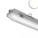 Luminaire pour locaux humides SL POWERSWITCH ON-OFF - 120CM / 22-39W résistant aux chocs, commutable, multipower IP66, gris 