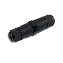 Câble connecteur IP68, 6.5-11MM / 0.75-2.5MM², 250V 16A 2 pôles, noir