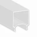 Accessoire Couverture du profil COVER63 OPAL+ U-SHAPE (LAMP30 V1 + V2), opale 300cm