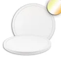 Luminaire de plafond SLIM400 PRO haut bas, CCT Switch, commutable IP44, blanche 
