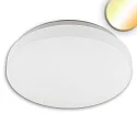 Luminaire de plafond DN410 COLORSWITCH HF avec capteur, CCT Switch, commutable, multipower IP64, blanche 