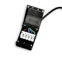 Boîte de jonction 0,5-2,5MM², MAX. 450V/16A 5 pôles, câblé en continu, noir